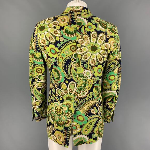TOM FORD Size 34 Regular Multi-Color Black Paisley Viscose Sport Coat - Picture 4 of 9